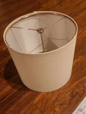 Neutral Cream Drum Lamp Shade